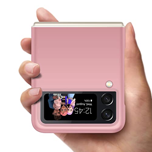 YIIWAY Kompatibel mit Samsung Galaxy Z Flip 4 5G Hülle, Rose Gold Sehr Dünn Hülle Handyhülle Harte Schutzhülle Case Kompatibel mit Samsung Galaxy Z Flip 4 5G YW42749 von YIIWAY