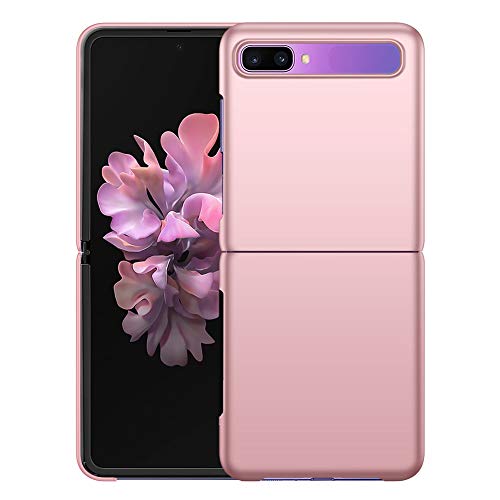 YIIWAY Samsung Galaxy Z Flip Hülle, Rose Gold Sehr Dünn Schutz Hülle Handyhülle Harte Schutzhülle Case für Samsung Galaxy Z Flip 5G YW41269 von YIIWAY