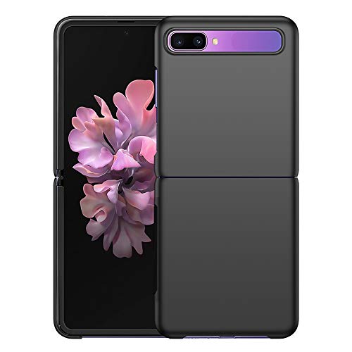 YIIWAY Samsung Galaxy Z Flip Hülle, Schwarz Sehr Dünn Schutz Hülle Handyhülle Harte Schutzhülle Case für Samsung Galaxy Z Flip 5G YW41265 von YIIWAY