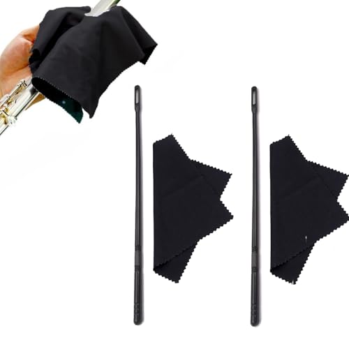 4 Stück Flötenputzer Set,Querflöte Putztuch,Flötenputzer Blockflöte,Flötenreinigungsset 2 Stk Reinigungstücher Mit 2 Stk Flöten Reinigungsstab,Für Die Pflege Ihres Instruments,Schwarz 4 Stück Flötenputzer Set,Querflöte Putztuch,Flötenputzer Blockflöte,Flötenreinigungsset 2 Stk Reinigungstücher Mit 2 Stk Flöten Reinigungsstab,Für Die Pflege Ihres Instruments,Schwarz von YIIWONI