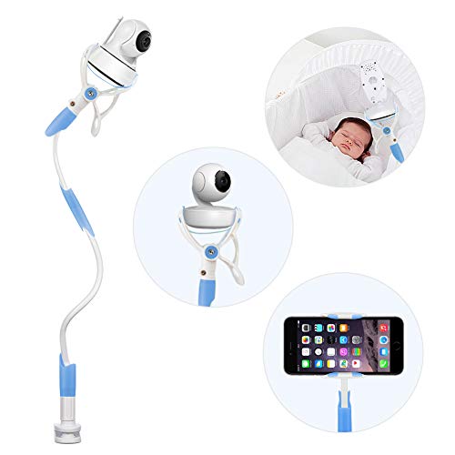 Kamera Halterung, YIKANWEN Universal Baby Monitor Halter,Handyhalter, Babyphone Halterung für Kinderzimmerkein，Kompatibel für die meisten Video-Babyphone (Blau) von YIKANWEN