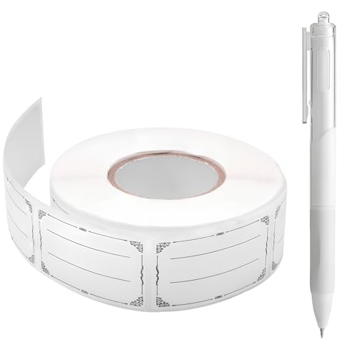 Etiketten Selbstklebend, 600 Stück Gefrieretiketten Selbstklebend, 5 x 3 cm Etiketten Marmelade, Weiß Rechteckig Aufkleber, für Gläser, Marmelade, Einmachgläser,Tüten Adressetiketten Zuhause, Büro Etiketten Selbstklebend, 600 Stück Gefrieretiketten Selbstklebend, 5 x 3 cm Etiketten Marmelade, Weiß Rechteckig Aufkleber, für Gläser, Marmelade, Einmachgläser,Tüten Adressetiketten Zuhause, Büro von YILANJIN