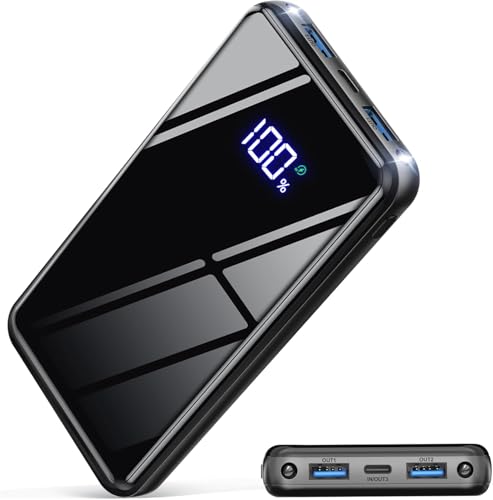 Power Bank, 22,5W Powerbank 26800mAh, PD 3.0 QC 4.0 Externer Handyakkus mit Taschenlampe, USB C, Kompatibel mit iPhone 16 15 14 13 12 Galaxy Power Bank, 22,5W Powerbank 26800mAh, PD 3.0 QC 4.0 Externer Handyakkus mit Taschenlampe, USB C, Kompatibel mit iPhone 16 15 14 13 12 Galaxy von YILANS