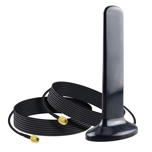 YILIANDUO 4G 5G WiFi Antenne 10 dBi Omnidirektionale Signalverstärker Netzwerkantenne mit Magnetfuß Dual RP SMA RG174 Koaxialkabel für innen & außen 3G/4G/5G/GSM/GPRS Router IoT-Gateway Smart Home YILIANDUO 4G 5G WiFi Antenne 10 dBi Omnidirektionale Signalverstärker Netzwerkantenne mit Magnetfuß Dual RP SMA RG174 Koaxialkabel für innen & außen 3G/4G/5G/GSM/GPRS Router IoT-Gateway Smart Home von YILIANDUO