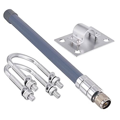 YILIANDUO 868MHz Lora Antenne 3DBI Fiberglas Antennen Omni-Richtungsantenne FRP Antenne mit N-Typ Stecker für HNT Helium Netzwerkgeräte Bobcat-Hotspots von YILIANDUO