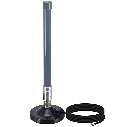 YILIANDUO 868MHz Lora Antenne 3DBI Fiberglas N-Type Stecker Antenne FRP Antenne mit Magnetischer Basis 3M Koaxialkabel für HNT Helium Netzwerkgeräte Bobcat Hotspots von YILIANDUO