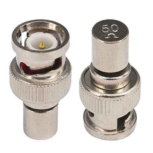 YILIANDUO BNC Stecker HF Koaxial Steckverbinder Adapter 50 Ohm Abschlusswiderstand Packung mit 2 von YILIANDUO