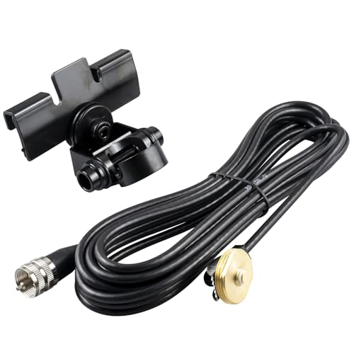 YILIANDUO CB Funk Antennenkabel NMO zu UHF Stecker PL259 Stecker Dachmontage Mobile Antennenkabel mit Lip Hatchback Mount Halterung für NMO-Stil Antennen CB-Funk Walkie Talkie Antenne von YILIANDUO