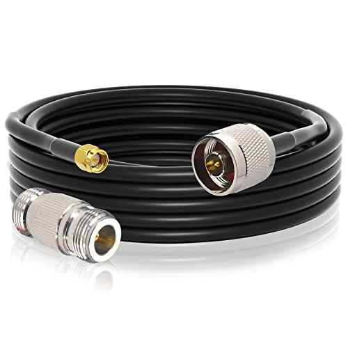YILIANDUO LoRa Antennenverlängerungskabel N Stecker auf SMA Stecker Koaxial0 Y240 Kabel + N Buchse Adapter für WLAN Router LoraWan Gateway Antenne RAK Nebra Bobcat HNT Helium Hotspot Miner Antenne von YILIANDUO