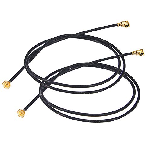 YILIANDUO RF Anschlusskabel U.FL IPX Kabel Stecker zu Buchse Verlängerungskabel 1.13mm Kabel 50CM Pigtail Antenne WLAN Kabel IPEX Antennenverlängerung 2er Pack von YILIANDUO