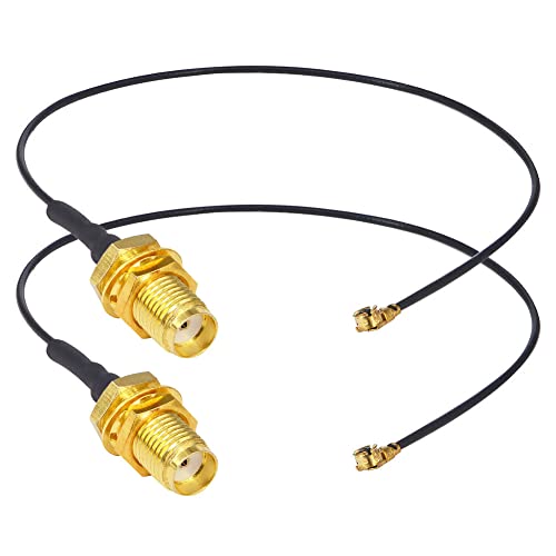 YILIANDUO RF Koaxial Pigtail Cable SMA Buchse Schott zu IPX U.FL 1.13mm 15CM Pigtail Antennenverlängerung Koax WiFi Kabel für Wireless Modem Router Mini PCI Karten Packung mit 2 Stück YILIANDUO RF Koaxial Pigtail Cable SMA Buchse Schott zu IPX U.FL 1.13mm 15CM Pigtail Antennenverlängerung Koax WiFi Kabel für Wireless Modem Router Mini PCI Karten Packung mit 2 Stück von YILIANDUO