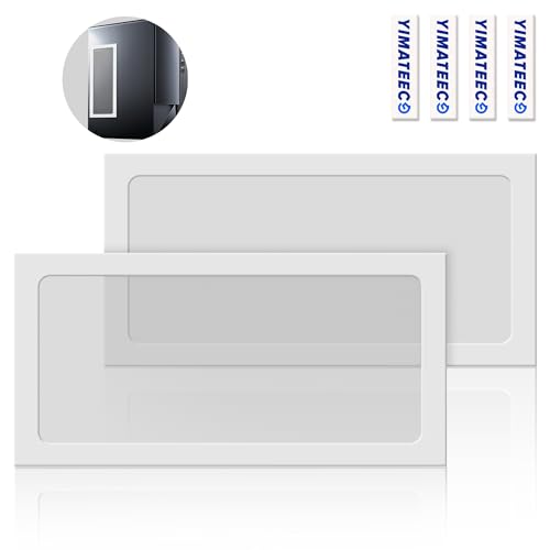 YIMATEECO Staubfilter PC Lüfterabdeckung 240 mm für Computer-Kühlerlüfter/Netzteil/Router, Nylon 80 Maschen, Magnetischer Rahmen, PC-Lüfter, Staubschutz(Nylon, 120 * 240mm, 2Stü, Weiß) von YIMATEECO