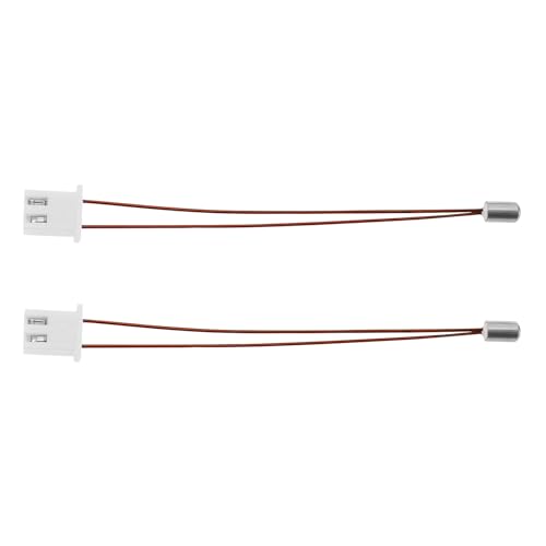 YINETTECH 2 Stück Thermistor-Temperatursensor Hochtemperatursensor mit XH2.54-Anschluss Kompatibel mit Artillery Sidewinder X1/Genius 3D-Druckern Länge 60 mm von YINETTECH