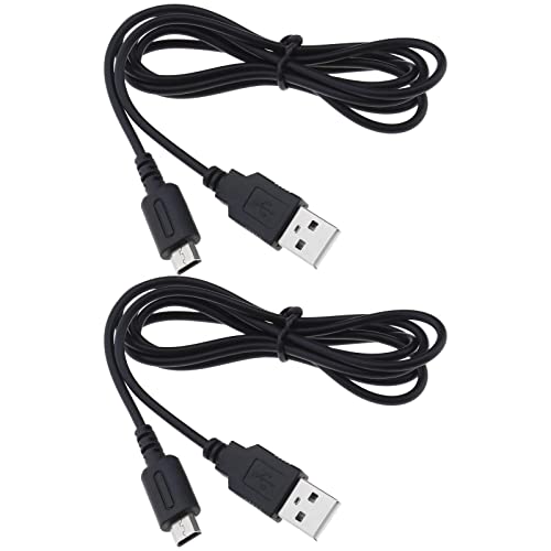 YINETTECH 2 Stück USB Ladekabel Ersatzkabel Kompatibel mit Nintendo DS Lite/NDSL USB Daten Stromkabel 1,2m Schwarz von YINETTECH