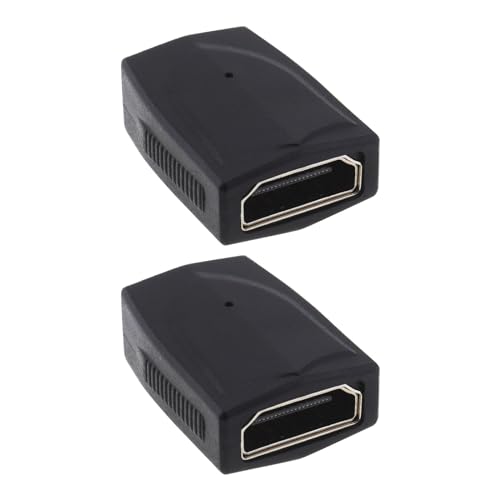 YINETTECH 2 x 8K HDMI-Buchse auf Mini-HDMI-Buchse, Adapter UHD2.1, High-Definition-Verbindungsverlängerung, doppelseitige LED-Leuchten für Kameras, HDTV-Monitore, Projektoren von YINETTECH