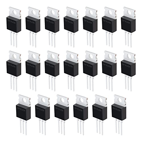 YINETTECH 20 Stücke IRF9540 MOSFET Transistor MOSFET Feldeffektröhren 23A 100V 3 Pin P-Kanal Gleichrichter Elektronisches Zubehör Ersatz von YINETTECH