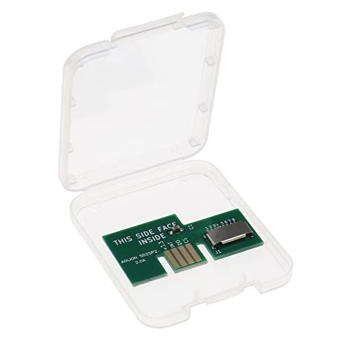 YINETTECH Micro SD Kartenadapter TF Kartenleser Professionelle Zubehör Ersatzteil Grün Kompatibel mit Game Cube SD2SP2 SDLoad SDL Controller von YINETTECH