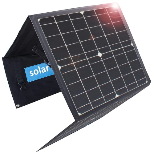 Tragbares Solar Ladegerät 60W faltbares Solarpanel Set mit 2 USB 18V DC Ausgang QC3.0 monokristallines wasserdichtes Solar Ladegerät für Handy/Camping /12V Autobatterie Tragbares Solar Ladegerät 60W faltbares Solarpanel Set mit 2 USB 18V DC Ausgang QC3.0 monokristallines wasserdichtes Solar Ladegerät für Handy/Camping /12V Autobatterie von YINGGUANG