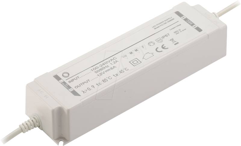 YCL100-1208330 - LED-Netzteil, 100 W, 12 V, 8,33 A, CV von YINGJIAO