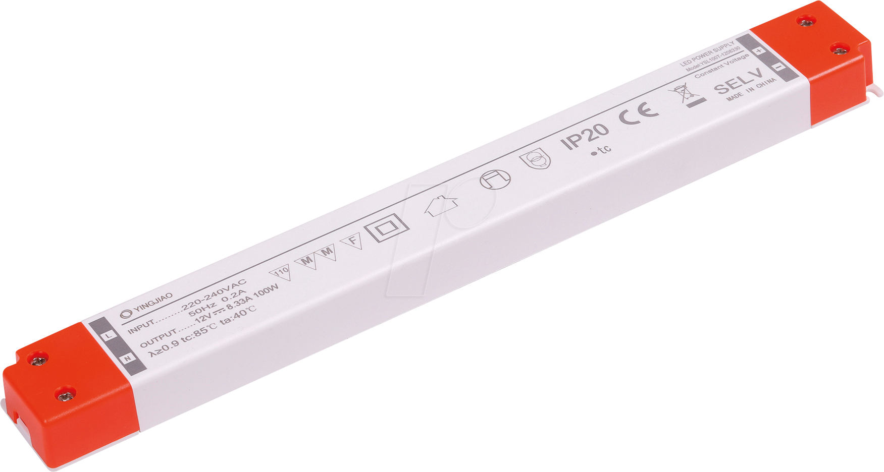 YSL100T-1208330 - LED-Netzteil, 100 W, 12 V, 8,33 A, CV YSL100T-1208330 - LED-Netzteil, 100 W, 12 V, 8,33 A, CV von YINGJIAO