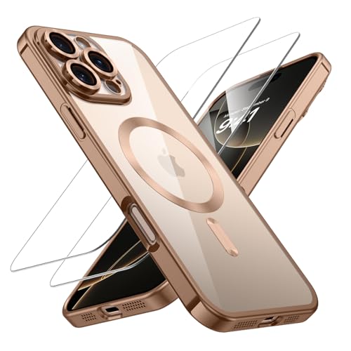 YINLAI 3-in-1 Hülle für iPhone 16 Pro Max Kompatibel mit MagSafe,Anti-Vergilbung,Militärschutz,Kameraschutz,Weiche Klare Magnetische Cover Case Handyhülle für iPhone 16 Pro Max 6.9",Titan Wüstensand YINLAI 3-in-1 Hülle für iPhone 16 Pro Max Kompatibel mit MagSafe,Anti-Vergilbung,Militärschutz,Kameraschutz,Weiche Klare Magnetische Cover Case Handyhülle für iPhone 16 Pro Max 6.9",Titan Wüstensand von YINLAI