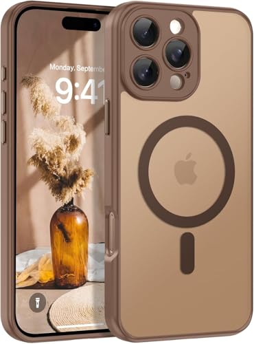 YINLAI für iPhone 16 Pro Hülle Kompatibel mit Magsafe,Handyhülle iPhone 16 Pro Magnetisch mit Kameraschutz Translucent Matt Militärschutz Cover Case Schutzhülle für iPhone 16 Pro 6.3",Titan Wüstensand YINLAI für iPhone 16 Pro Hülle Kompatibel mit Magsafe,Handyhülle iPhone 16 Pro Magnetisch mit Kameraschutz Translucent Matt Militärschutz Cover Case Schutzhülle für iPhone 16 Pro 6.3",Titan Wüstensand von YINLAI