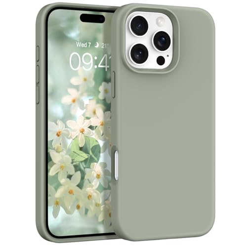 YINLAI für iPhone 16 Pro Hülle Silikon Kompatibel mit Magsafe,HandyHülle iPhone 16 Pro Magnetisch Slim Gel Matte rutschfeste Kratzfest Case Cover Schutzhülle für iPhone 16 Pro 6.3",Kupfer Grün YINLAI für iPhone 16 Pro Hülle Silikon Kompatibel mit Magsafe,HandyHülle iPhone 16 Pro Magnetisch Slim Gel Matte rutschfeste Kratzfest Case Cover Schutzhülle für iPhone 16 Pro 6.3",Kupfer Grün von YINLAI