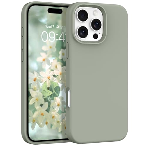 YINLAI für iPhone 16 Pro Max Hülle Silikon Kompatibel mit Magsafe,Magnetisch Slim Gel Matte Fallschutz rutschfeste Kratzfest Case Cover HandyHülle für iPhone 16 Pro Max 6,9 Zoll,Kupfer Grün YINLAI für iPhone 16 Pro Max Hülle Silikon Kompatibel mit Magsafe,Magnetisch Slim Gel Matte Fallschutz rutschfeste Kratzfest Case Cover HandyHülle für iPhone 16 Pro Max 6,9 Zoll,Kupfer Grün von YINLAI