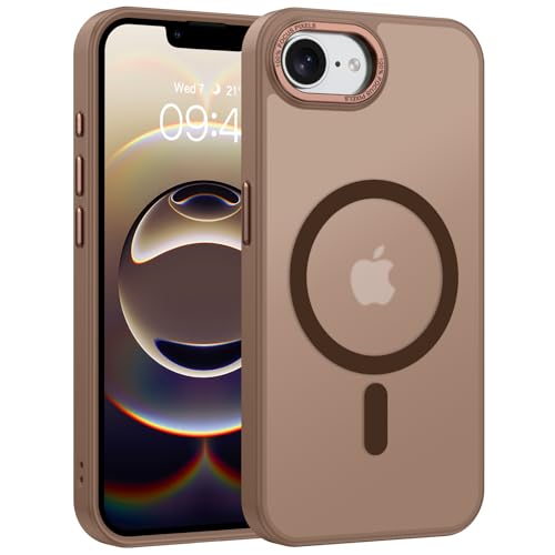 YINLAI für iPhone 16e Hülle Kompatibel mit MagSafe,Handyhülle iPhone 16e Magnetische Translucent Matt Stoßfest Kratzfest Cover Case Schutzhülle für iPhone 16e 6.1",Titan Wüstensand YINLAI für iPhone 16e Hülle Kompatibel mit MagSafe,Handyhülle iPhone 16e Magnetische Translucent Matt Stoßfest Kratzfest Cover Case Schutzhülle für iPhone 16e 6.1",Titan Wüstensand von YINLAI