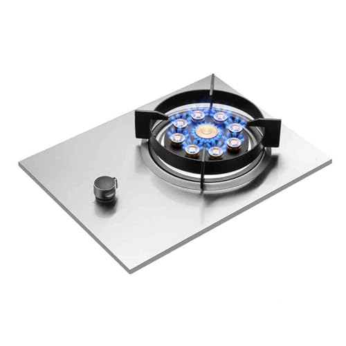 Gasherd, 7,0-kW-Hochfeuer-Gasherd Aus Edelstahl Mit Neun Kavitäten, Erdgas-Flüssiggasherd, Eingebettete Desktop-Installation, Einstellung Mehrerer Geschwindigkeiten(LPG) von YINMAN