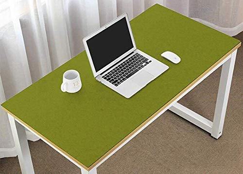 Antistatisches erweitertes Mauspad, Filz-Schreibunterlage, 3 mm dick, rutschfest, Gaming-Schreibunterlage für Laptop, PC, Tastatur, Büro, Zuhause, 120 x 60 cm, Grasgrün von YINN