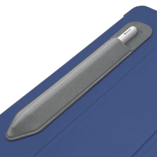 YINVA Federmäppchen, kompatibel mit Apple Pencil 2. Generation und 2 1 Gen, elastisches Federmäppchen, Zubehör, Design für iPad und Stylus (Grau) von YINVA