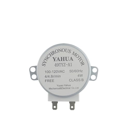 YINZHD Mikrowellenmotor, 100 V-120 V, 4 W, 50/60 Hz, Mikrowellen-Drehteller-Synchronmotor 49TYZ-A1, Zubehör for Mikrowellen-Tablettmotor YINZHD Mikrowellenmotor, 100 V-120 V, 4 W, 50/60 Hz, Mikrowellen-Drehteller-Synchronmotor 49TYZ-A1, Zubehör for Mikrowellen-Tablettmotor von YINZHD