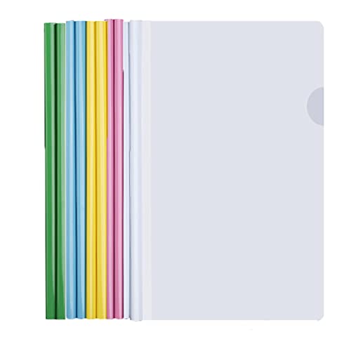 10pcs A4 Sliding Bar Binder, A4 Transparente Dokumentenordner, Schiebestab Datei Ordner, Bericht Abdeckungen Ordner mit U Schiebe Bar für Klassifizierung Schulbürodokumenten.Kann 40 Blatt halten (A) 10pcs A4 Sliding Bar Binder, A4 Transparente Dokumentenordner, Schiebestab Datei Ordner, Bericht Abdeckungen Ordner mit U Schiebe Bar für Klassifizierung Schulbürodokumenten.Kann 40 Blatt halten (A) von YIPUETERNITY