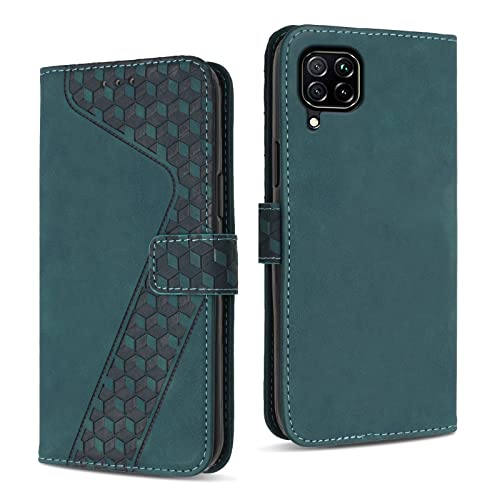 YIRRANZD Handyhülle für Huawei P40 Lite Hülle, PU Leder Klapphülle Kartenfach Ständer Magnetisch, Flip Case Cover Handytasche Stoßfeste Schutzhülle für Huawei P40 Lite (Grün) von YIRRANZD