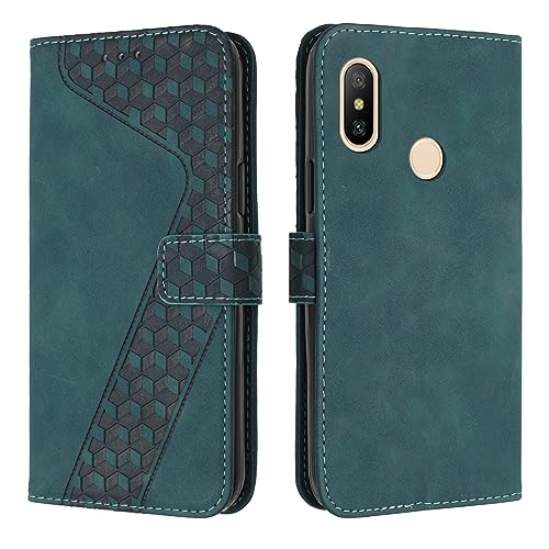 YIRRANZD Handyhülle für Xiaomi Redmi Note 5 Pro/Redmi Note 5 Hülle, PU Leder Klapphülle Kartenfach, Case Cover Handytasche Stoßfeste Schutzhülle für Redmi Note 5 Pro/Redmi Note 5 (Grün) von YIRRANZD