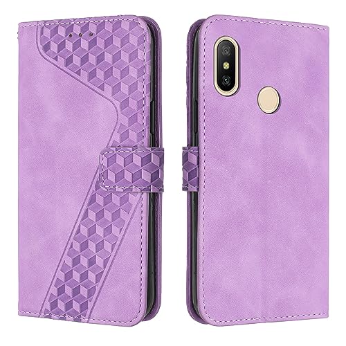 YIRRANZD Handyhülle für Xiaomi Redmi Note 5 Pro/Redmi Note 5 Hülle, PU Leder Klapphülle Kartenfach, Case Cover Handytasche Stoßfeste Schutzhülle für Redmi Note 5 Pro/Redmi Note 5 (Violett) von YIRRANZD