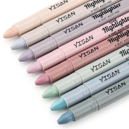 YISAN Bibel Textmarker, Bibelmarker Stifte, Bibel Highlighter, Markerstifte Set, 8 Farben,70634 von YISAN