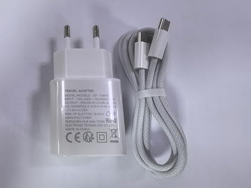 YISH 25W USB C Ladegerät - Schnellladegerät USB C 3A Super Charger USB C mit 60W USB C auf USB C Kabel Kompatibel mit iPhone 16 15 Pro Max Samsung Galaxy S24 S23 iPad Pro/Air Sony Pixel Switch YISH 25W USB C Ladegerät - Schnellladegerät USB C 3A Super Charger USB C mit 60W USB C auf USB C Kabel Kompatibel mit iPhone 16 15 Pro Max Samsung Galaxy S24 S23 iPad Pro/Air Sony Pixel Switch von YISH