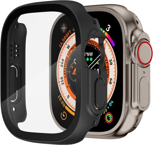 YISPIRIN Hülle Kompatibel mit Apple Watch S8 Ultra 49mm Schutzhülle, Flexibles TPU Vollschutz Schutz Hülle für iWatch S8 Ultra (Transparent) von YISPIRIN