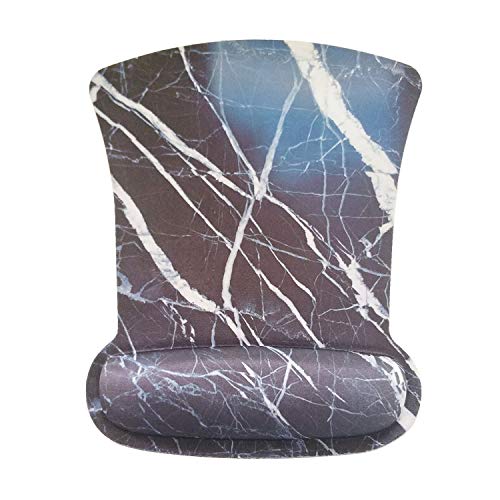Mauspad mit Handgelenkstütze, ergonomisches Mauspad, Handgelenkauflage, Memory-Schaum, Gaming-Mauspads, Schmerzlinderung, leicht, rutschfest, Gummiunterseite für Computer, Heimbüro, blauer Marmor Mauspad mit Handgelenkstütze, ergonomisches Mauspad, Handgelenkauflage, Memory-Schaum, Gaming-Mauspads, Schmerzlinderung, leicht, rutschfest, Gummiunterseite für Computer, Heimbüro, blauer Marmor von YITANHY