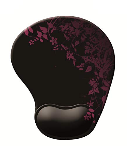 Mauspads mit Gel-Handgelenkauflage, ergonomisch, rutschfest, Memory-Schaum, Handgelenkauflage, Mauspad für Zuhause, Büro, Gaming, Computer, Laptop, einfaches Tippen und Schmerzlinderung (lila Blumen) Mauspads mit Gel-Handgelenkauflage, ergonomisch, rutschfest, Memory-Schaum, Handgelenkauflage, Mauspad für Zuhause, Büro, Gaming, Computer, Laptop, einfaches Tippen und Schmerzlinderung (lila Blumen) von YITANHY