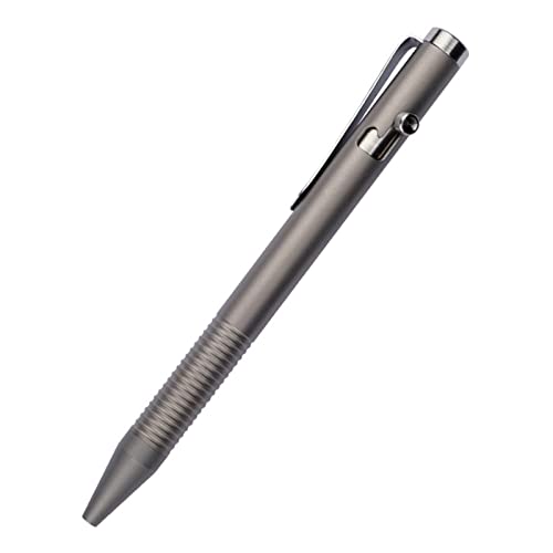 YIWENG Tragbarer Titanlegierungs-Kugelschreiber-Schreibstift-Ausrüstungswerkzeug für Reisen im Freien Bürogeschenk,Schreibstift aus Titan von YIWENG