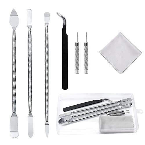 YIXISI 7 Stücke Metall Spudger pry Set, Spudger Öffnung Demontagewerkzeuge, für Handy Tablet Laptop Mp3 Watch, mit 2 Stücke SIM Card Pin und 1 Stücke Reinigungstücher YIXISI 7 Stücke Metall Spudger pry Set, Spudger Öffnung Demontagewerkzeuge, für Handy Tablet Laptop Mp3 Watch, mit 2 Stücke SIM Card Pin und 1 Stücke Reinigungstücher von YIXISI