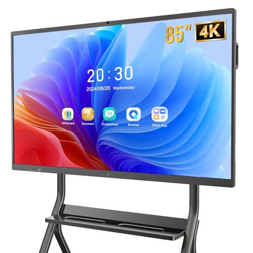 YIXZSWD Smartboard, 216cm, interaktives Whiteboard, 4K-Touchscreen, integrierte Ultra-High-Definition-Kamera, offenes App-Ökosystem, Digitale Präsentation, elektronisches Smart-Whiteboard für YIXZSWD Smartboard, 216cm, interaktives Whiteboard, 4K-Touchscreen, integrierte Ultra-High-Definition-Kamera, offenes App-Ökosystem, Digitale Präsentation, elektronisches Smart-Whiteboard für von YIXZSWD
