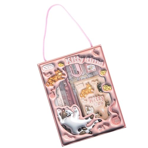 6-in-1 Schreibwaren-Set Spitzer Notizbuch Lernbox Cartoon Bleistift Set Schulbedarf für Kinder von YIZITU