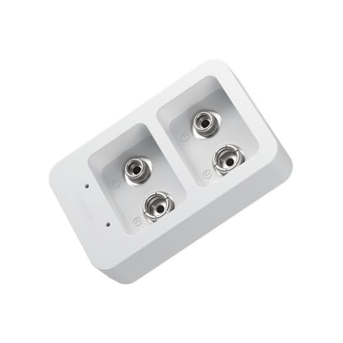 MultiSlots USB-Lade-Hubs für 9 V wiederaufladbaren Akku, 2 Steckplätze, Lade-Hubs mit LED-Anzeigen, 5 V, 2 A, Eingang, 9 V, 50 mA Ausgang MultiSlots USB-Lade-Hubs für 9 V wiederaufladbaren Akku, 2 Steckplätze, Lade-Hubs mit LED-Anzeigen, 5 V, 2 A, Eingang, 9 V, 50 mA Ausgang von YIZITU