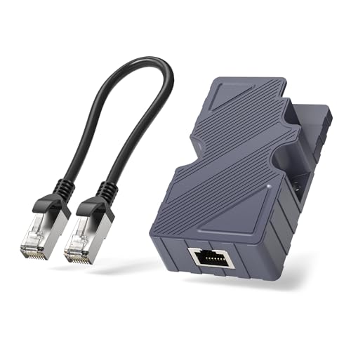 RJ45 Netzwerkadapter T568B Pin 10/100/1000Mb/s Ethernet-Kabel-Konverter Power Over Ethernet Injektoren für Dishy Zubehör von YIZITU