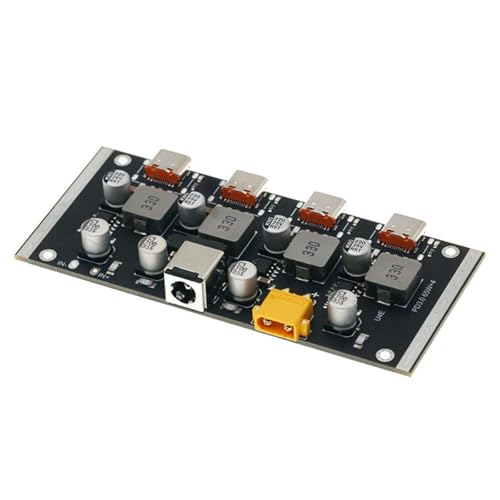YIZITU 4-Wege-PD65W Schnelllademodul Typ C Schnittstellen Schnellladeplatine PD3.0/2.0 Ersatz für Handy Laptop von YIZITU