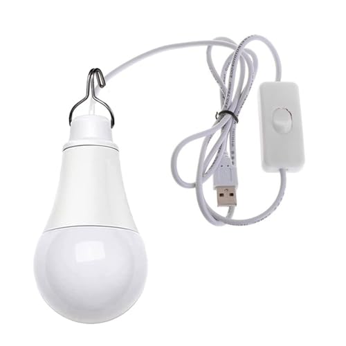 YIZITU 5W LED Glühbirne Outdoor Camping Glühbirne Hakenschaltern 6500K USB Glühbirnen Camping YIZITU 5W LED Glühbirne Outdoor Camping Glühbirne Hakenschaltern 6500K USB Glühbirnen Camping von YIZITU